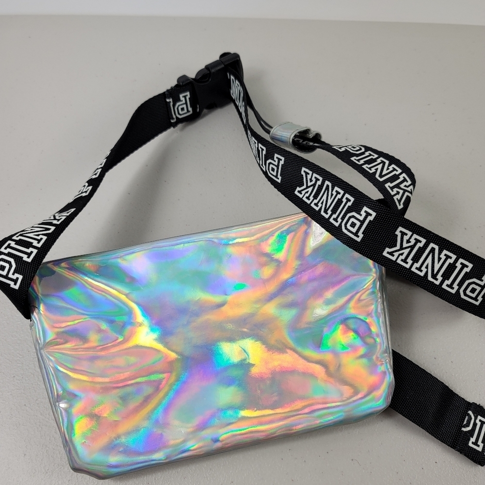 Victoria' Secrets PINK Fanny pack silver colored - Picture 9 of 9